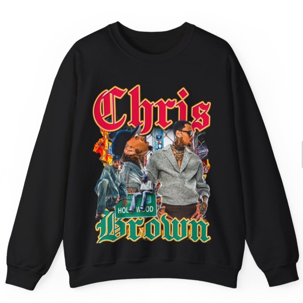 Chris Brown Vintage style sweatshirt